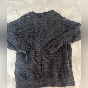 athleta soft printed crewneck
